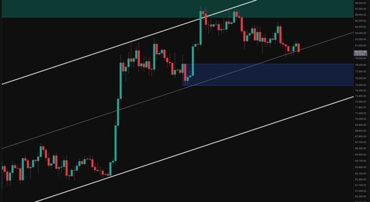 If Bitcoin Shatters 80K Support How Deep Could The Dive Get? 🖤🕸️